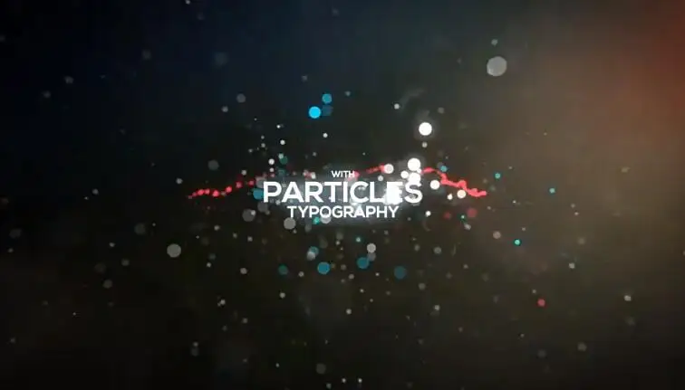 AE创意标题模板-40种唯美粒子文字动画Particles Titles