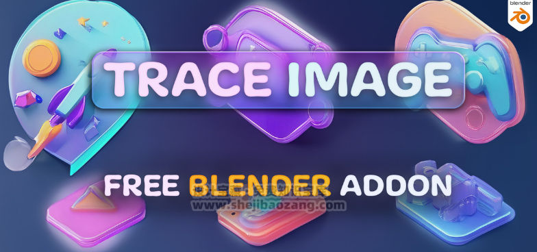 图片一键转3D图形Blender插件： Image Trace Generator v1.0.0-Dahai 论坛