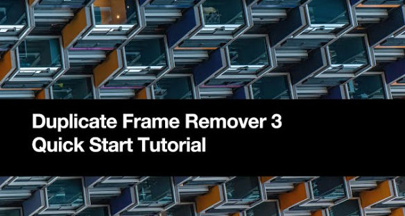 AE移除多余重复关键帧脚本 Aescripts Duplicate Frame Remover V3.3附使用教程