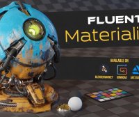 Blender常用材质制作烘焙保存插件 Fluent Materializer V1.9.1