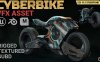 赛博朋克风格摩托车3D模型：Cyberbike VFX Asset (FBX/OBJ/ABC格式)