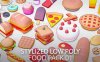 低多边形卡通美食3D模型：Stylized Low Poly Food Pack 01