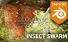 Blender昆虫程序化分布动画资产预设：Insect Swarm – Procedural Insect Systems