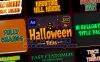 AE万圣节元素文字标题节日模板动画：Halloween Titles For After Effects