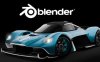 Blender阿斯顿马丁跑车汽车3D建模基础教程 Udemy – Aston Martin Valkyrie 3D Car Modeling for Beginners