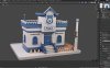 Blender低多边形警察局3D建模教程 Udemy – Blender 3D Modeling Create a Low-Poly Police Building