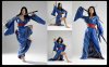 424张亚洲女性角色持剑动态人体姿势高清参考图合集Female Character Poses (Kimono, Swordplay, Fighting)