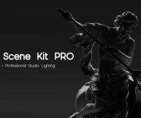 Blender专业摄影棚灯光效果场景渲染资产预设 Studio Scene Kit Pro