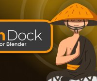 Blender自定义功能按钮插件 Zen Dock V1.1.1