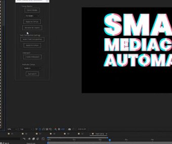 AE图片批量自动放入不同合成动画脚本 Aescripts Smart MediaComp Automator V1.0附使用教程