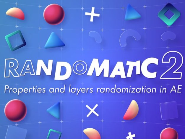 AE多图层控制属性随机动画脚本Aescripts Randomatic v2.10附使用教程