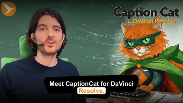 达芬奇对白字幕动画插件 Caption Cat V1.0 for DaVinci Resolve