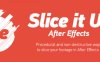 AE图形遮罩切割动画脚本 Aescripts Slice it Up v2.1.1附使用教程