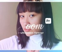 PR多屏分屏照片切割转换视频转场动画预设 Zoom Multiscreen Opener for Premiere Pro