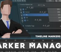 Blender时间轴标记动画插件 Marker Manager V1.0.0 – Timeline Marker Utilities