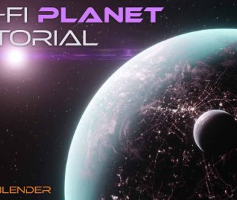 Blender太空星球行星着色器资产预设 Planet – Blender Shader V1.0.3